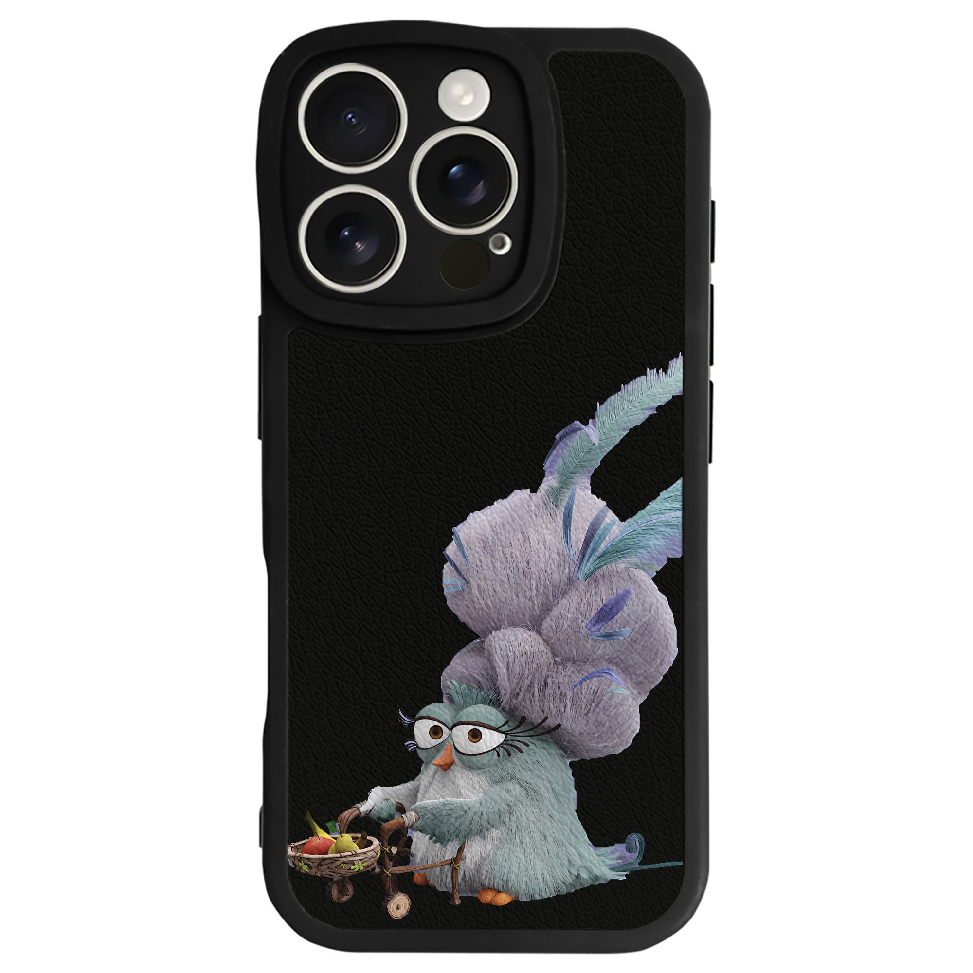 （画像用） Angry Birds アングリーバード 【iPhone 16シリーズ対応】シリコンスマホケース（レザー調） 材質：シリコン